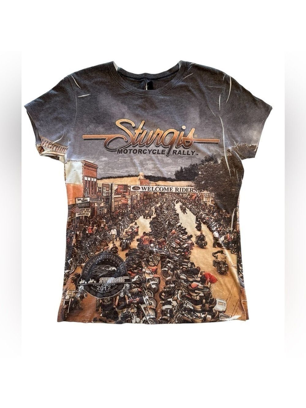 Sturgis Tee Shirt Womens XXL Black Hills Motor Classic 72nd Annual Rally SD NWT